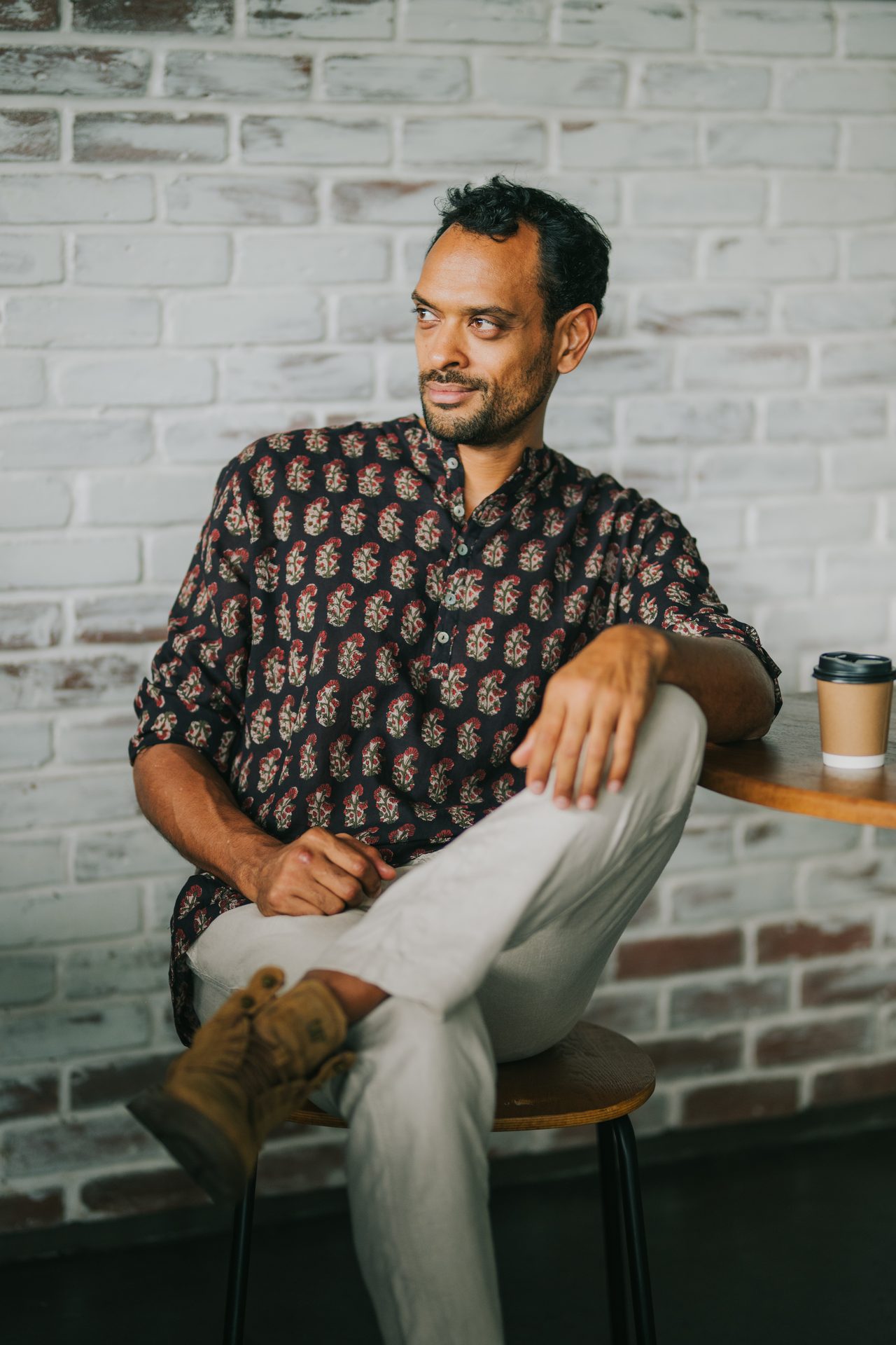 Homme en chemise imprimée PAPAO